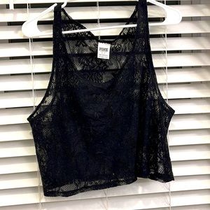PINK brand lace crop top